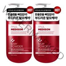 폴메디슨 딥레드 패스트 탈모 샴푸 베이비파우더향, 1077ml, 2개
