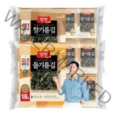 양반김 참기름김 16봉+들기름김 16봉 총32봉, 32개