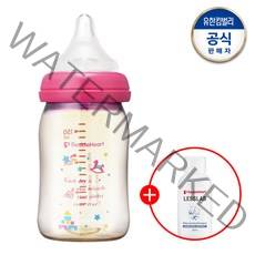 더블하트 모유실감 젖병 160ml(토이S)+ 더블하트 레스랩 유아 섬유세제 50ml 증정