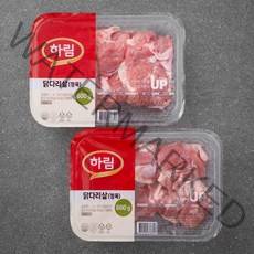 하림 닭다리살 정육 (냉장), 600g, 2개