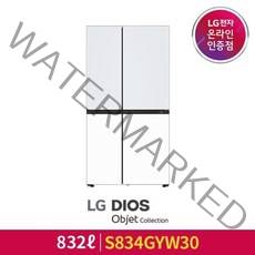 LG전자 LG 오브제 컬렉션 DIOS 냉장고 S834GYW30