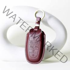 핑키프로미스 현대자동차 천연가죽 무료 각인 스마트키케이스 키홀더 키링 차키 커버 캐스퍼 팰리세이드 그랜져 싼타페 TM 벨로스터 아반떼 쏘나타 DN8 투싼 NX4 베뉴 코나 제네시스, 와인, 현대자동차 H04 (7버튼)