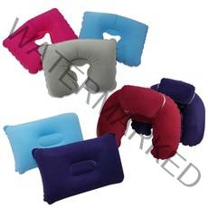 에어목쿠션 여행용 목베개 휴대용베개 차량목쿠션, U에어목베개(소형) 핑크