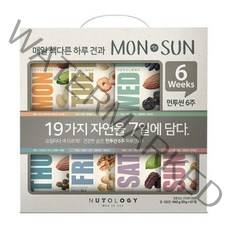 넛톨로지 먼투썬 6주 하루견과, 20g, 126개입