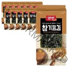 양반 참기름김, 5g, 12개