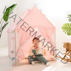 일루와 국민 아기 항균 텐트 인디언 키즈 유아용 동물 볼풀 놀이텐트, 핑크