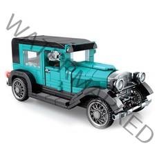 셈보블럭 레고호환 클레식카 블럭 607401, 블루