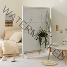 우드레이 펀칭 스탠드 타공 파티션 1200, 화이트