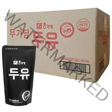 총각네 무가당두유, 190ml, 40개