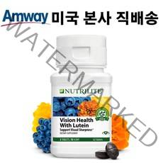 Nutrilite Vision Health with Lutein 루테인과 항산화 비타민 A 눈 시력 62정 미국 암웨이 정품 Amway, 1개