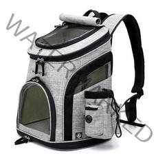 딩동펫 반려동물 라이트 이동 백팩, 혼합색상