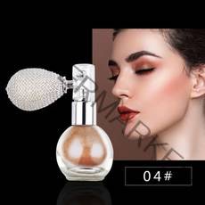 브라이트닝 글리터 파우더 스프레이 바디 아이 섀도우 하이 글로스 라이터 향수 메이크업 페이스 에어로졸 드 폴보, 04 Bronze