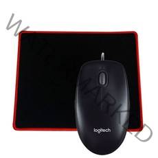 STNY_로지텍 M100r 블랙 마우스 + 마으스패드 포함 사무실세트 용 PC 가정용 일반 게임