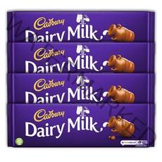 캐드버리 다이어리 밀크 초콜렛 바 Cadbury Dairy Milk Chocolate 300g 4팩