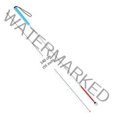 등산 스틱 접이식 카본 노르딕 노르딕워킹 경량 초경량 파란색 손잡이 섹션 알루미늄 반사, 140cm(55인치)