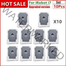 Hepa 필터 먼지 봉투 브러시 롤 iRobot Roomba i7 E5 E6 i3 로봇 호환 청소기 교체용 예비 부품 아이, 10 10pcs