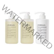 애쉬로렌 맥주효모 샴푸 500ml 2개 + 헤어트리트먼트 500ml 1개, 1세트