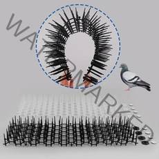 초강력 과학적 비둘기퇴치 버드스파이크 410 x 140 블랙/투명, 투명, 2개