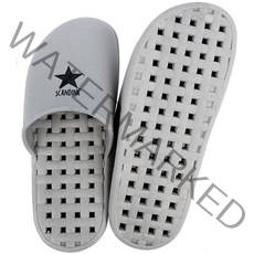 샤바스 스칸디나 라탄 막힘 안전욕실화 스타 그레이, 1개