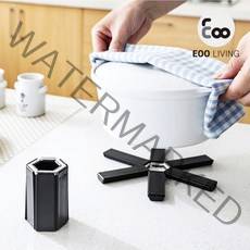 [이우리빙] 접이식 냄비받침, 1개, 단품