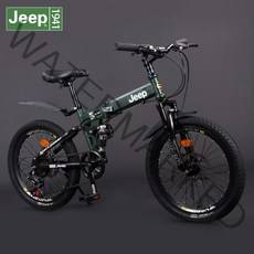 지프 JEEP 20인치 2218 접이식 산악 팻바이크 미니벨로 자전거 폴딩 출퇴근 클래식, 18인치, A