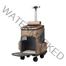 칠시 반려동물 캐리어 겸용 백팩, 브라운