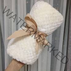 블럭마트 몽글몽글 극세사 무릎담요