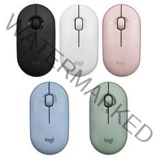 로지텍 페블 M350 무소음 무선 블루투스 마우스 병행, 핑크 (박스상품)
