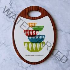 에버라인 북유럽 원목 디자인 냄비받침, 1개, 볼