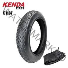 광폭자전거 바퀴 두꺼운 자전거 팻바이크 kenda k1167 20x4.0 뚱뚱한 타이어 blackwall clincher 20x4 타이어 98 406 전자 설원 타이어 atv, 20x4.0 및 튜브