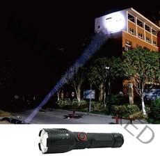 디제이디 LED 충전식 최강 직진성 밝기 레이저 후레쉬 캠핑 등산 낚시 야간 순찰 손전등 SY2202 아X