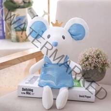 발레 마우스 인형 봉제 인형 30Cm 150G봉제인형 문어인형 강아지인형 애착인형, 피콕 블루