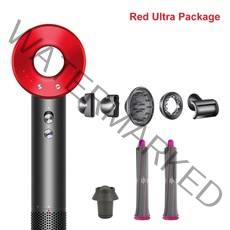 슈퍼 헤어 드라이어 컬링 부착 미용사 개인 케어 스타일링 도구, [09] Red Ultra Set, [02] EU