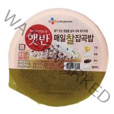 CJ제일제당 햇반 매일찰잡곡밥 210g x 12개 즉석밥 간편식, 상세페이지 참조