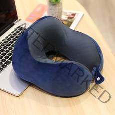REISE 3D 입체형 메쉬 메모리폼 목배게, 네이비