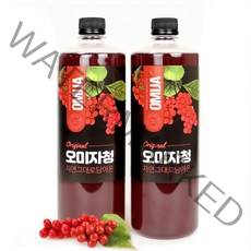 자연닮음 문경 오미자청 자연숙성 원액 살균 100% 2L, 자일로스 2000ml(1LX2개)
