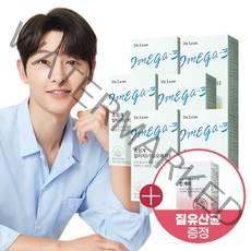[공식] (사은품증정) 닥터린 초임계 알티지(rTG) 오메가3 비타민D E 함유 6박스 (6개월분) + 닥터린 질유산균 1박스 증정