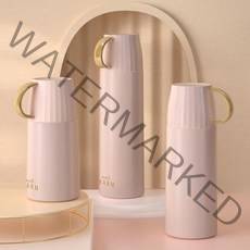 작은 신선한 304 스테인레스 스틸 보온병 대용량, 퍼플 220ML