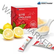 실크랑 아미노프로틴 실크아미노산 실크피브로인 실크펩타이드 식물성단백질 누에고치 고단백질 가수분해 단백질보충제 아미노산 류신 BCAA 메티오닌 타우린 해썹인증, 30포  1박스