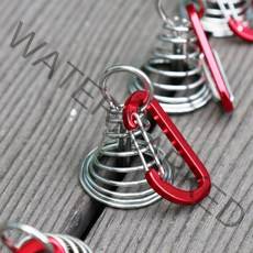 오징어 데크팩 데크 오징어팩 물고기 캠핑 데크용팩 카라비너 8p, 1세트 (데크용팩 8개 + 카라비너 8개)