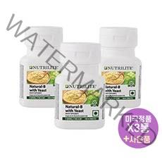 암웨이 뉴트리라이트 내추럴B 이스트 100정X3통 Amway Nutrilite