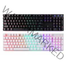 ABKO 앱코 레인보우 무빙 LED 축교환 기계식 유선 게이밍 키보드 Hacker K640, 블랙_갈축, ABKO HACKER K640
