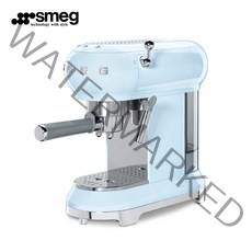 커피 머신 SMEGSMEG ECF01 홈오피스용 이탈리아식 반자동, 핑크 블루