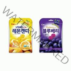 청우식품 블루베리캔디100g5개+비타민레몬캔디100g5개, 1set, 1000g