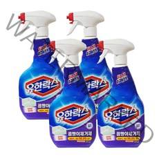 유한양행 유한락스 곰팡이제거제, 600ml, 4개입