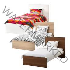 이케아 MALM 싱글침대 프레임세트