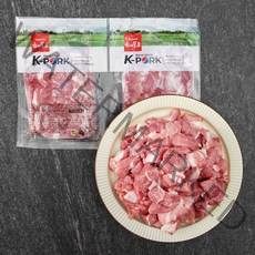 하이포크 앞다리 찌개용 (냉장), 500g, 2팩