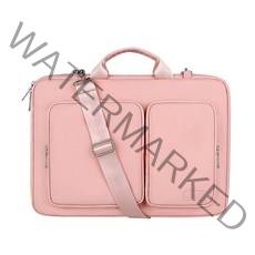 노트북 가방 케이스 방수 13.3 14 15.6 16 인치 어깨 macbook, 분홍색, 14인치