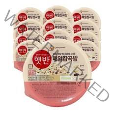 CJ제일제당 햇반 매일잡곡밥 210g x 12개, 단품