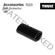 차량용자전거거치대 자동차 캐리어 랙 Thule Thule 591 액세서리 34358 휠, 51231【고무】, 펀칭 없음